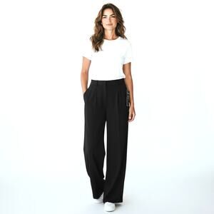 ZAC & RACHEL Women's NWT Wide Leg Pleated Front Dress Pants M Officewear Preppy
